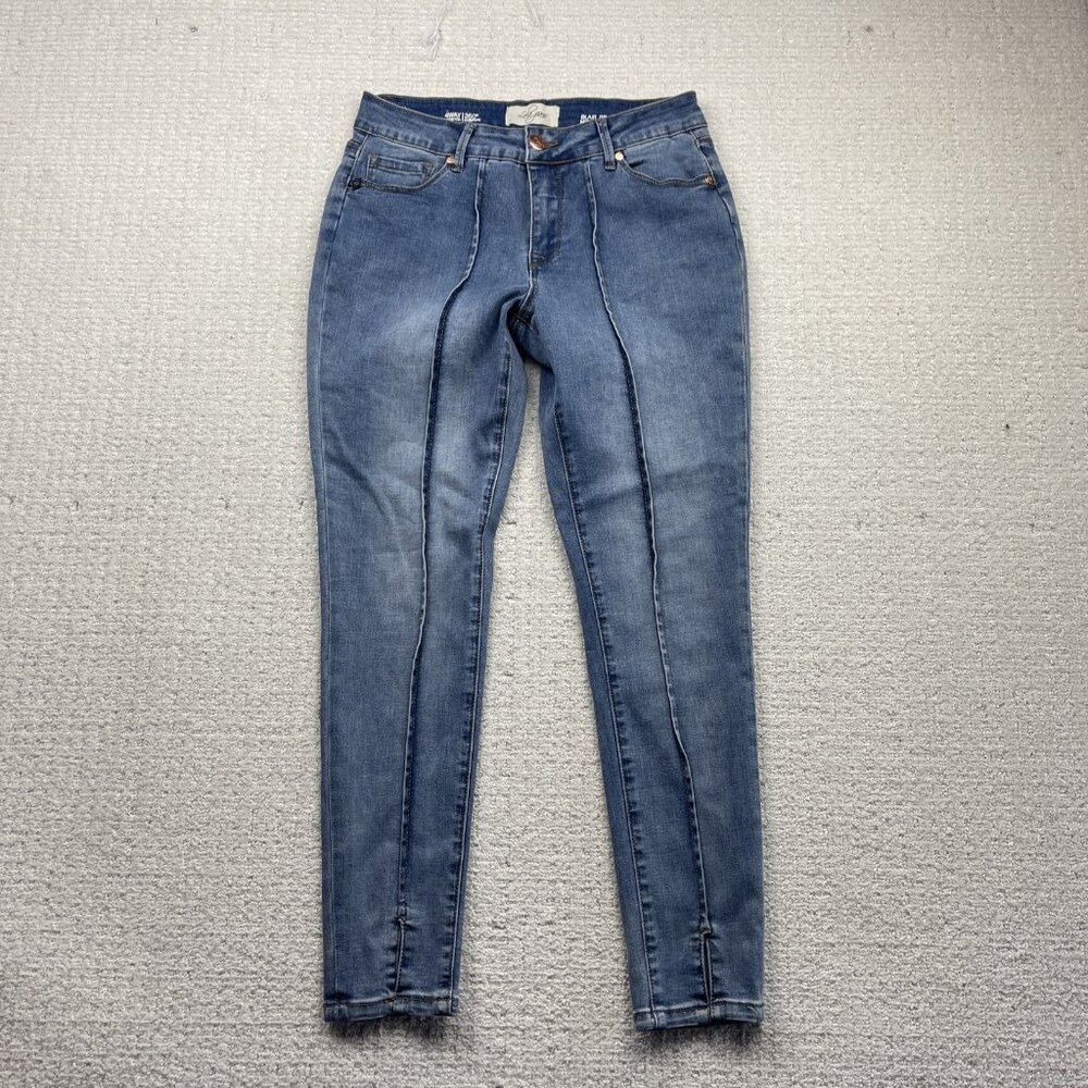 Lola Skinny Lively 29/6 Jeans Womens Blue Denim Blair RB Mid Rise 4way Stretch
